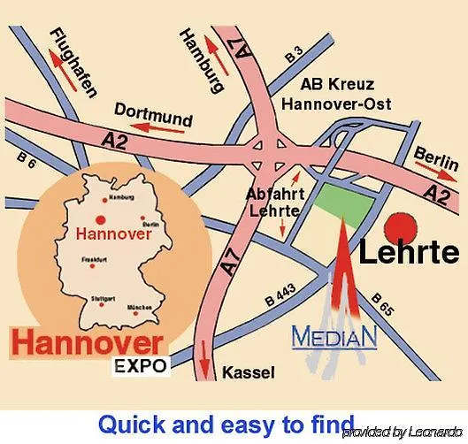 Median Hotel Hannover Messe 3*,